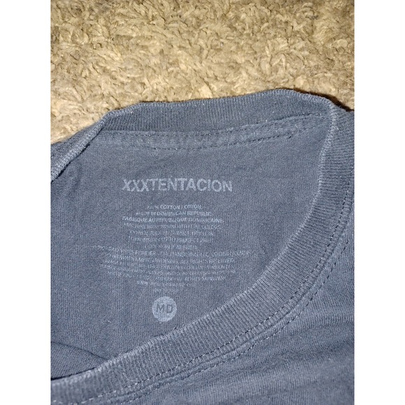 XXXtentacion T-Shirt Men's Medium Short Sleeve Crew Neck Graphic Black - Picture 5 of 6